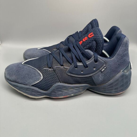 Adidas Harden Vol.4 GCA Men 11 Navy Blue Athletic Sneakers Low Top Running Shoes main image 9